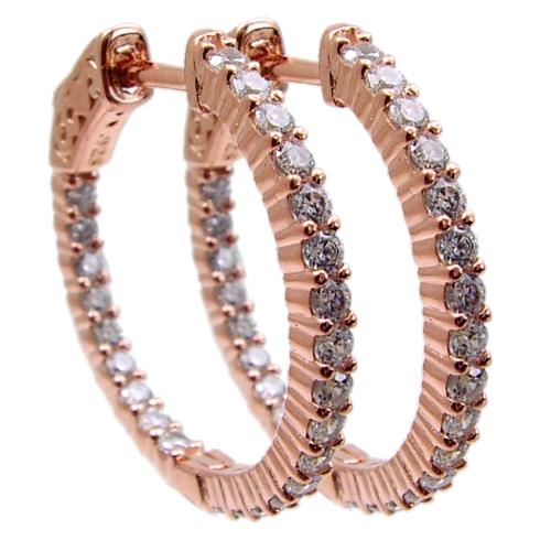 Inside/Outside Hoop Earrings