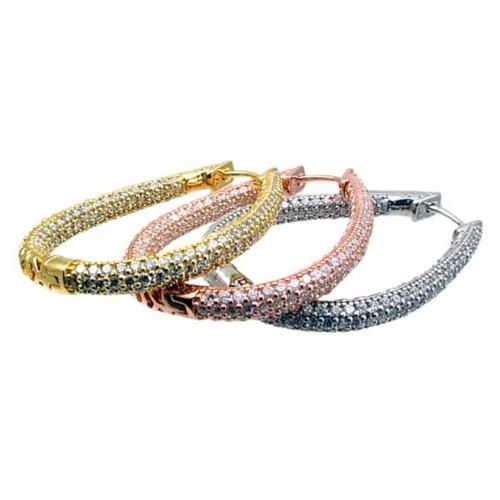 Inside/Outside Hoop Earrings