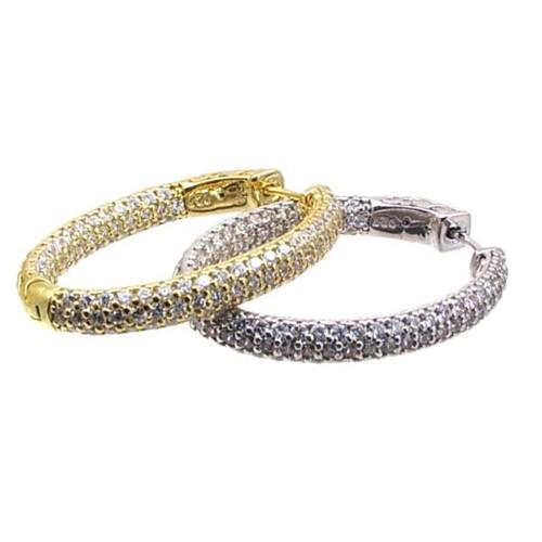 Inside/Outside Hoop Earrings