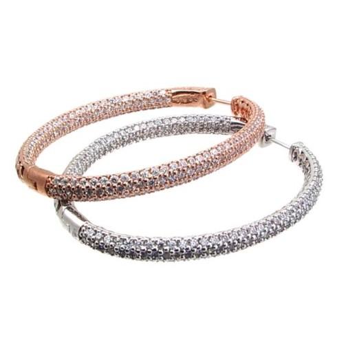 Inside/Outside Hoop Earrings