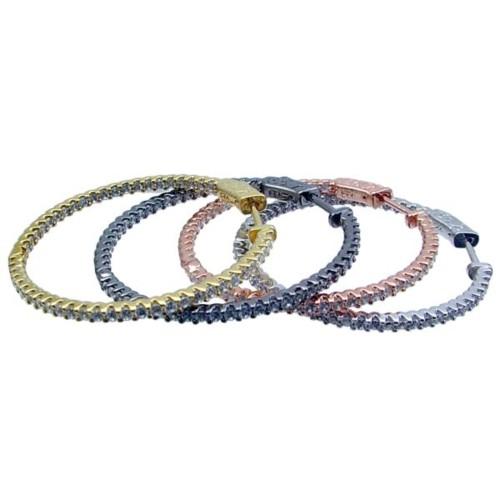 Inside/Outside Hoop Earrings
