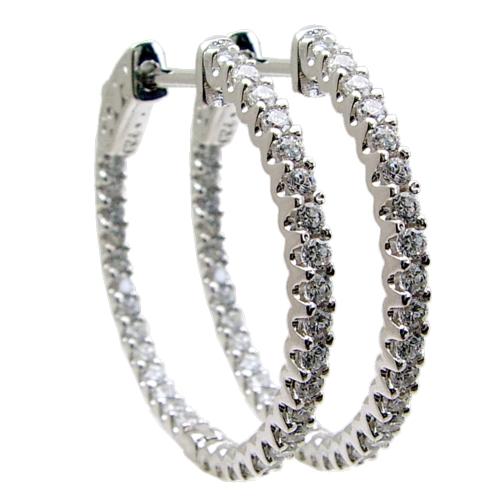 Inside/Outside Hoop Earrings