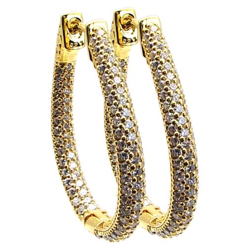 Inside/Outside Hoop Earrings
