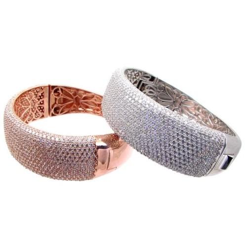 Pave Set Bangle Bracelet