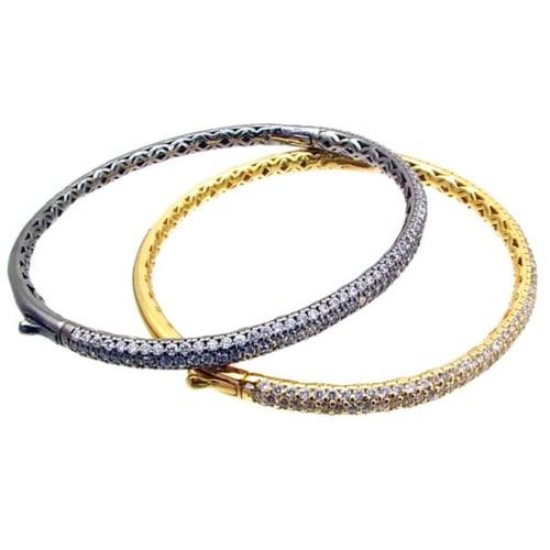 Pave Set Bangle Bracelet