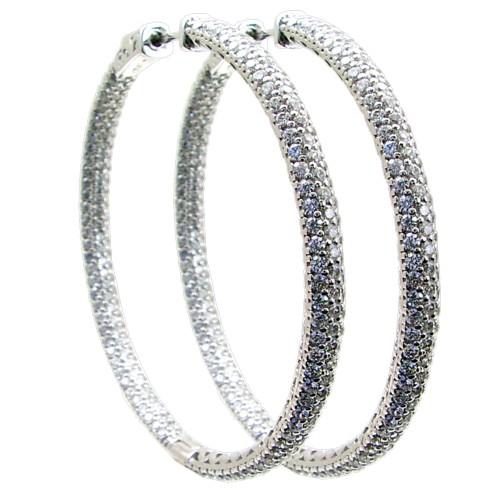 Inside/Outside Hoop Earrings