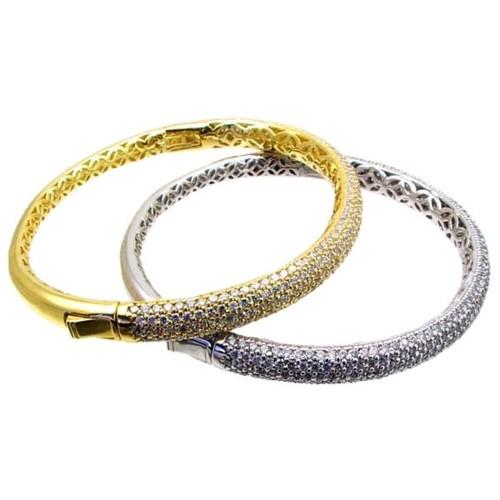 Pave Set Bangle Bracelet