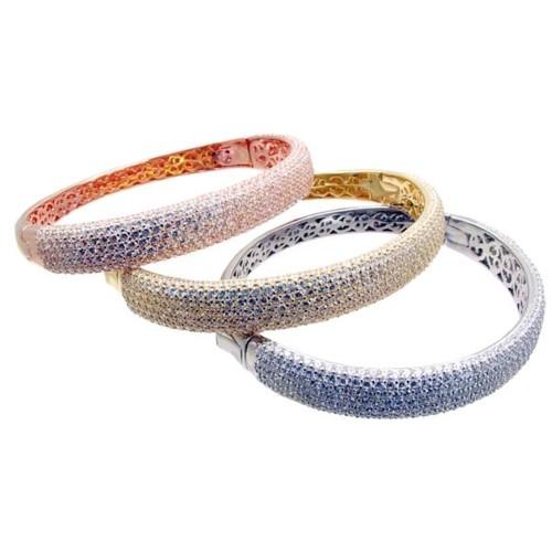 Pave Set Bangle Bracelet