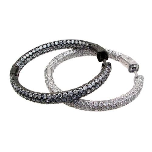 Inside/Outside Hoop Earrings