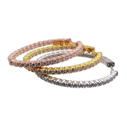 Inside/Outside Hoop Earrings