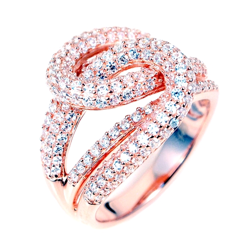 Modern Micro Pave Set  Ring