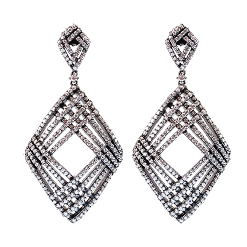 Modern Micro Pave Set Earrings