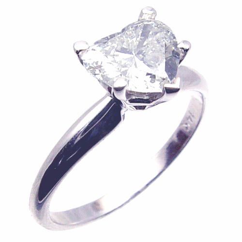 1.02 CT. EGL Certified Heart Shaped Diamond Engagement Solitaire
