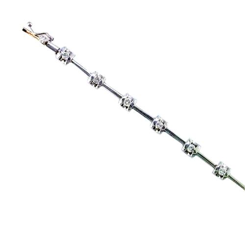 Channel Set Diamond Bracelet