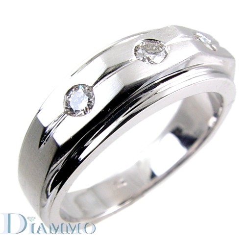 Bezel Set Gents diamond Ring