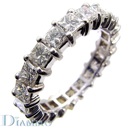 Shared Prong Set Princess Cut Diamond Eternity Ring