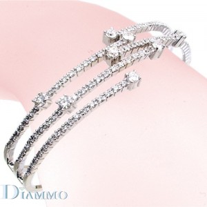 Pave Set Diamond Cuff Bracelet