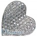 Pave Set Diamond Heart Pendant