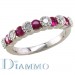 H-782R Diamond Ruby Ring