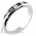 H-855S Diamond Sapphire Ring