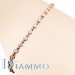 H-884 Bezel Set Milgrained Diamond Tennis Bracelet