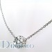 H-996N Round Shape Cluster Diamond Necklace